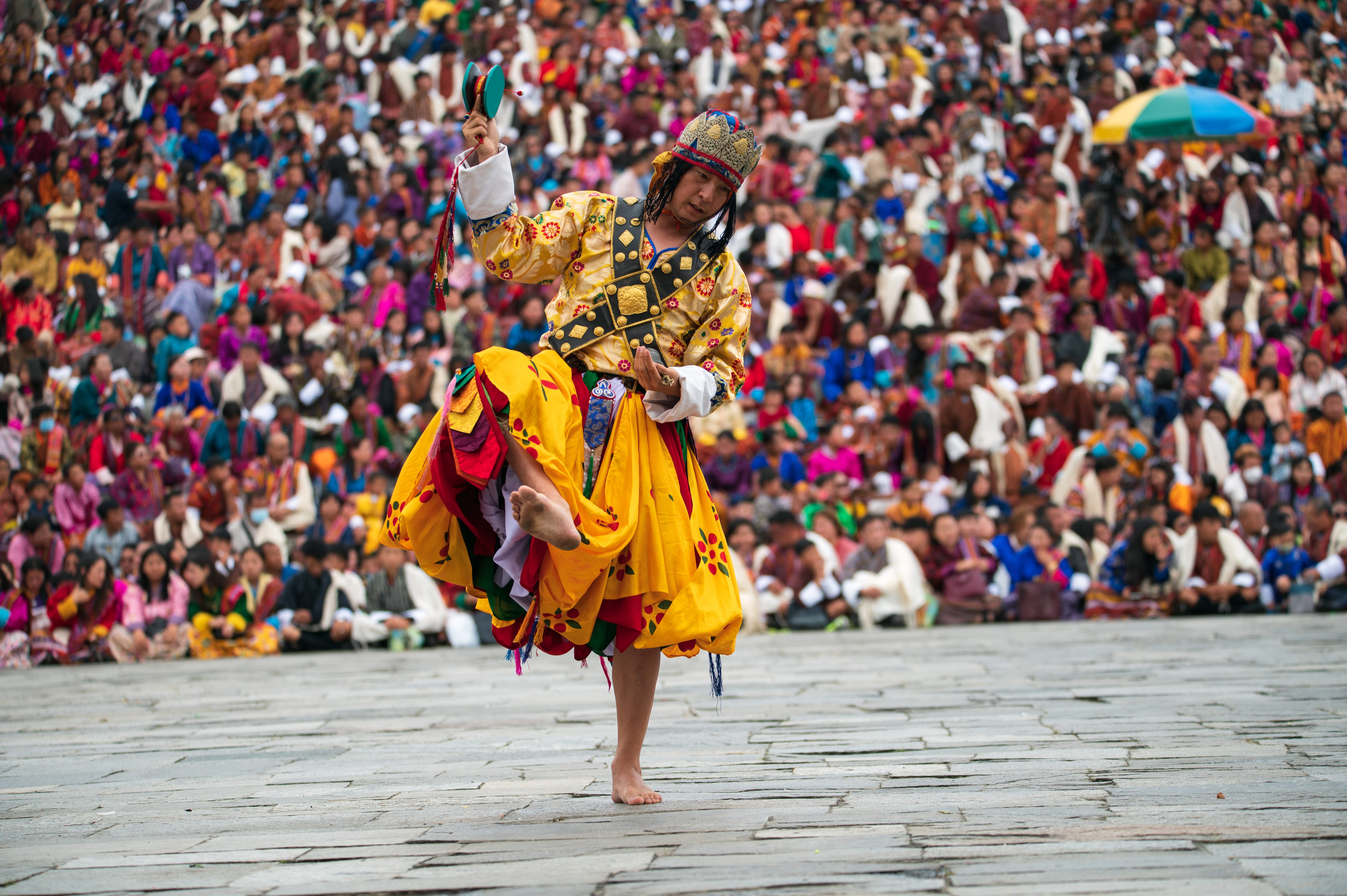 Pa Cham — Hero Dance at Bhutan Tsechu
